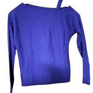 Eileen Fisher Women's XS Purple Pullover Sweater Long Sleeve Casual